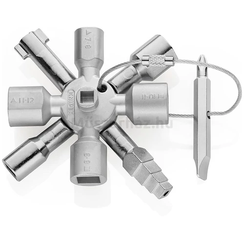 KNIPEX 00-11-01 TwinKey kapcsolószekrény kulcs