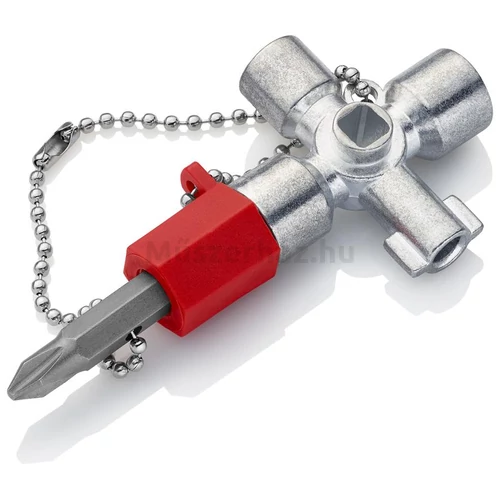 KNIPEX 00-11-02 kapcsolószekrény kulcs 44 mm