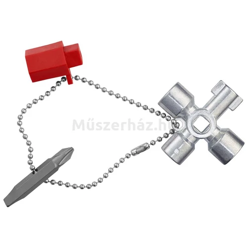 KNIPEX 00-11-02 kapcsolószekrény kulcs 44 mm