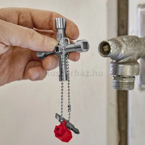 KNIPEX 00-11-03 kapcsolószekrény kulcs 76 mm
