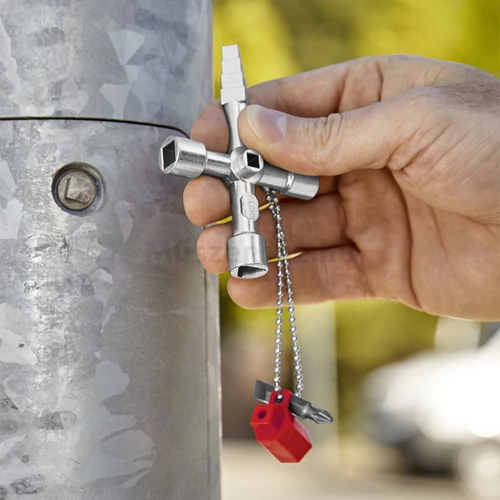 KNIPEX 00-11-04 Profi-Key kapcsolószekrény kulcs 89 mm