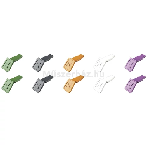 KNIPEX ColorCode klipszek 10 db szerszámokhoz, vegyes színek V02