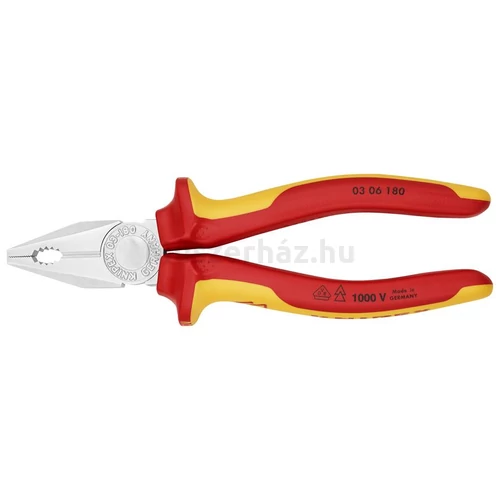 KNIPEX 03 06 180 SB kombinált fogó 180 mm bliszteres csomagolásban
