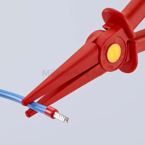 KNIPEX 98 62 02 szigetelő laposfogó, műanyag, 220 mm