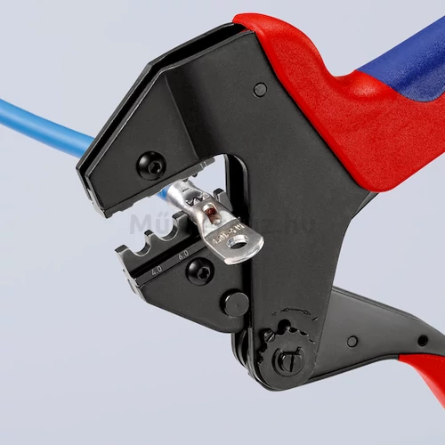 KNIPEX 97 43 200 krimpelő rendszerfogó cserélhető krimpelő betétekhez