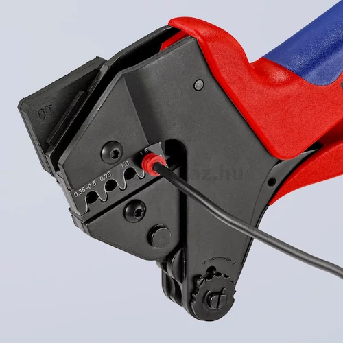 KNIPEX 97 43 200 krimpelő rendszerfogó cserélhető krimpelő betétekhez