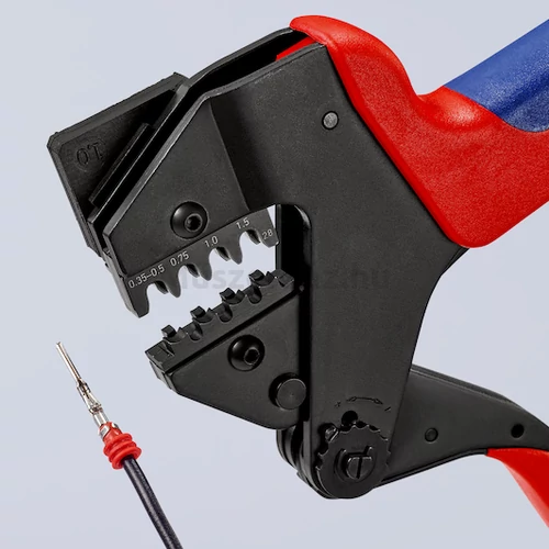 KNIPEX 97 43 200 krimpelő rendszerfogó cserélhető krimpelő betétekhez