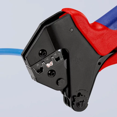 KNIPEX 97 43 200 krimpelő rendszerfogó cserélhető krimpelő betétekhez