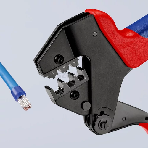 KNIPEX 97 43 200 krimpelő rendszerfogó cserélhető krimpelő betétekhez