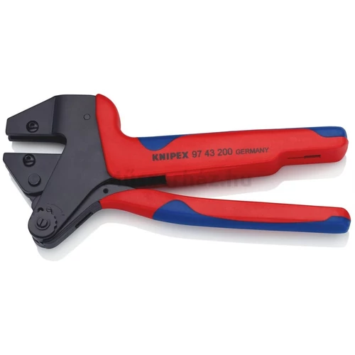KNIPEX 97 43 05 krimpelő rendszerfogó szigeteletlen kábelsarukhoz, 0,5...6,0 mm2