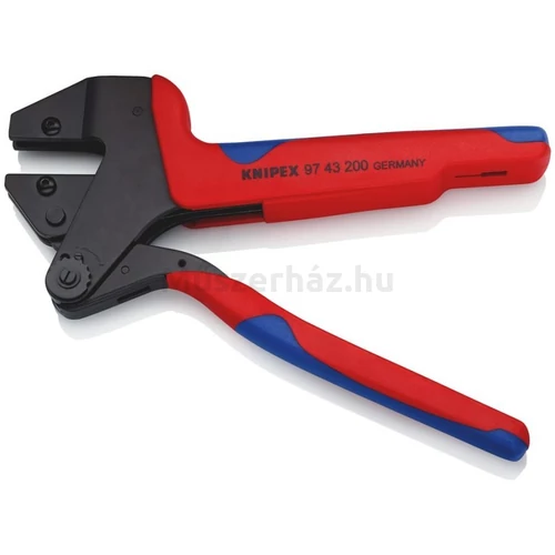 KNIPEX 97 43 05 krimpelő rendszerfogó szigeteletlen kábelsarukhoz, 0,5...6,0 mm2