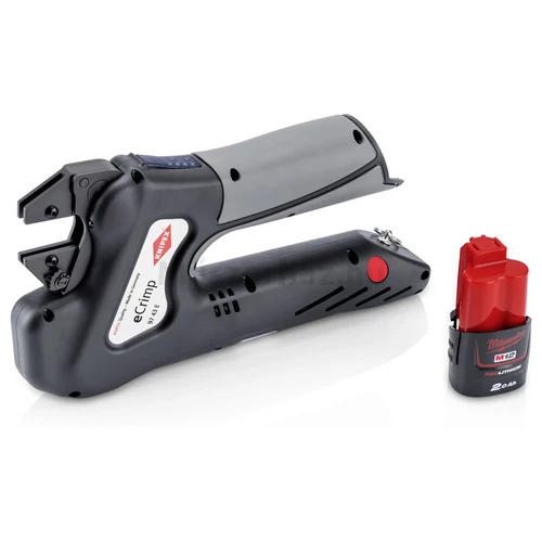 KNIPEX 97 43 E elektromechanikus krimpelő-rendszerfogó cserélhető krimp profilokhoz