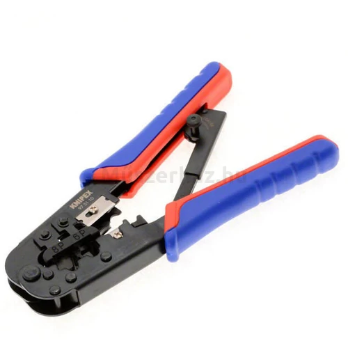 KNIPEX 97 51 10 Krimplelő fogó Western dugóhoz RJ11/12, RJ45