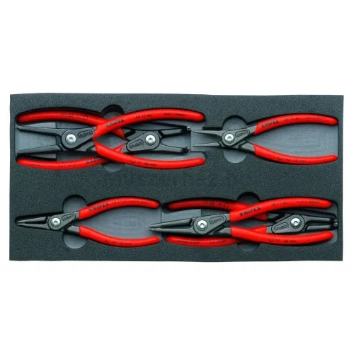 KNIPEX 00 20 01 V02 Seeger-gyűrű fogó készlet 6-részes, habosított tálcán