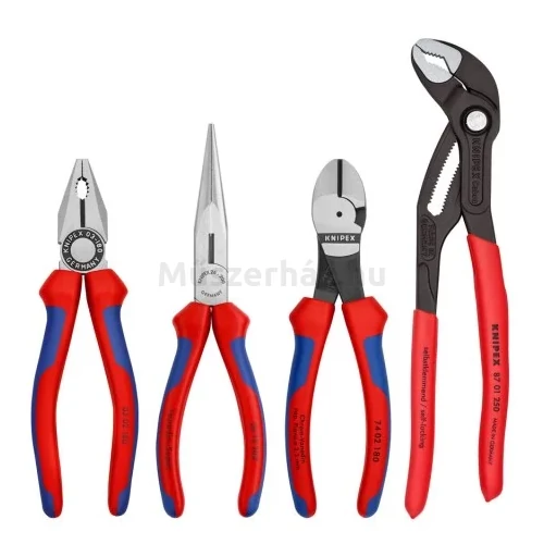 KNIPEX 00 20 01 V15 Seeger-gyűrű fogó készlet 4-részes, habosított tálcán