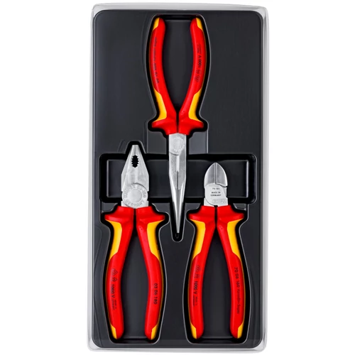 KNIPEX 00 20 12 szigetelt fogókészlet 3 db