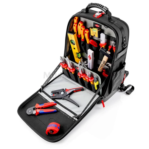 KNIPEX Modular X18 szerszámos táska, villanyszerelőknek, 22 részes
