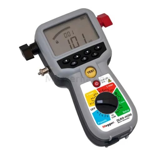 Megger DLRO-H200 mikro-ohmmérő műszer