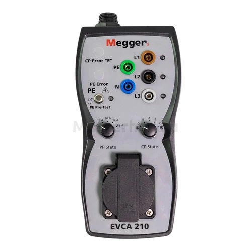 Megger EVCA210 elektromos gépjármű (EV) töltőpont tesztadapter készlet MFT-X1 műszerhez
