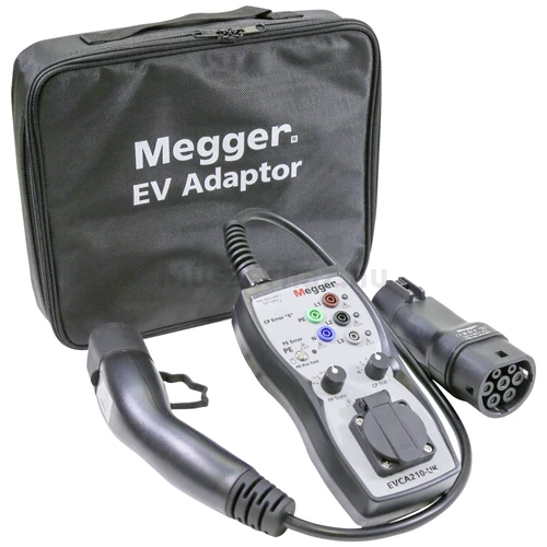 Megger EVCA210 elektromos gépjármű (EV) töltőpont tesztadapter készlet MFT-X1 műszerhez
