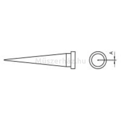 Weller LT 1L pákahegy 0.2 mm átmérő