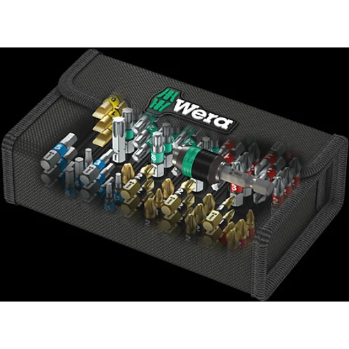 Wera Bit-Safe 61 BiTorsion 1 bitkészlet, csavarbehajtófej