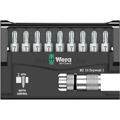 Wera Bit-Check 10 Drywall 1