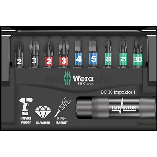 Wera Bit-Check 10 Impaktor 1