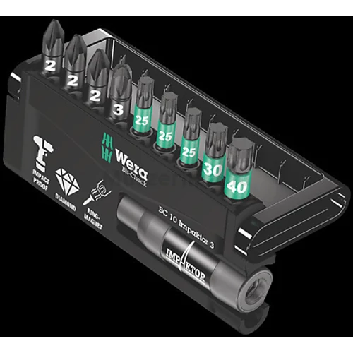 Wera Bit-Check 10 Impaktor 3