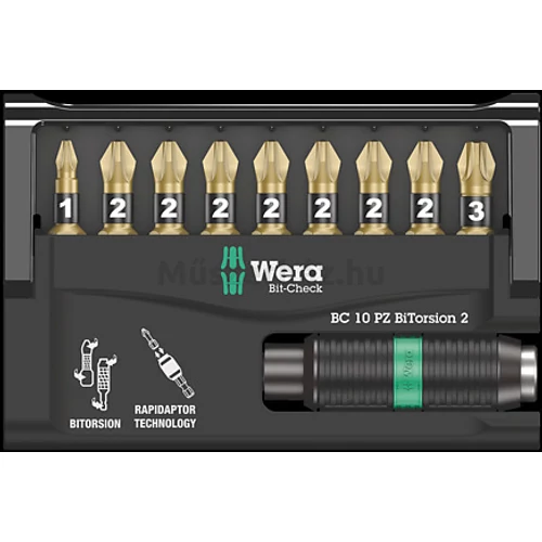 Wera Bit-Check 10 PZ BiTorsion 2
