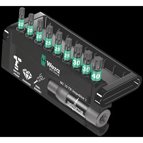 Wera Bit-Check 10 TX Impaktor 1