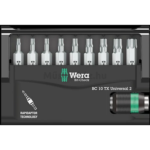 Wera Bit-Check 10 TX Universal 2