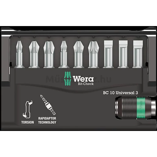 Wera Bit-Check 10 Universal 3