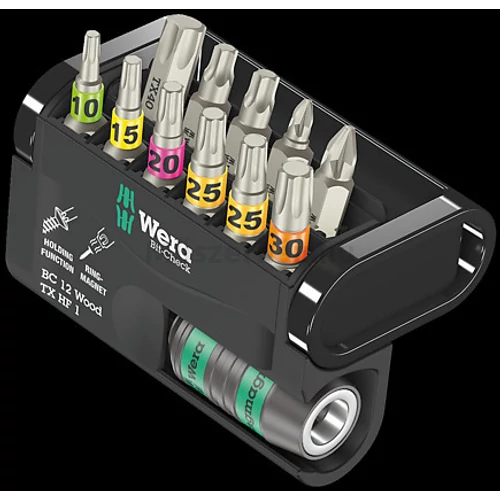 Wera Bit-Check 12 Wood TX HF 1