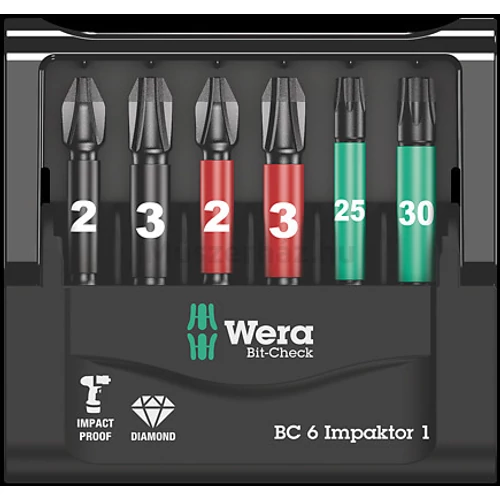 Wera Bit-Check 6 Impaktor 1