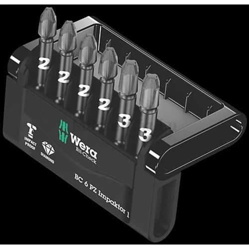 Wera Bit-Check 6 PZ Impaktor 1