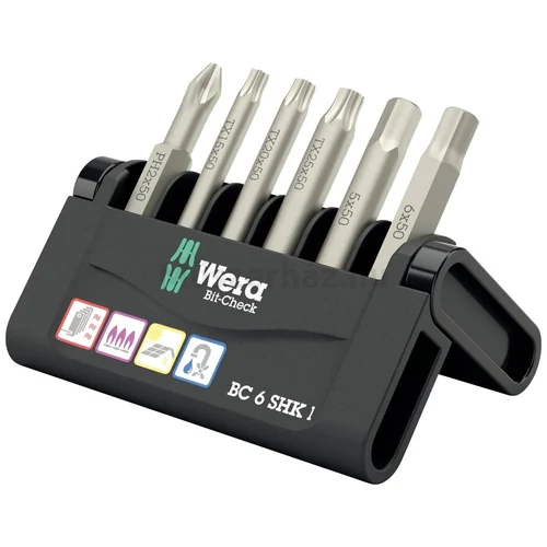 Wera Bit-Check 6 SHK 1 SB