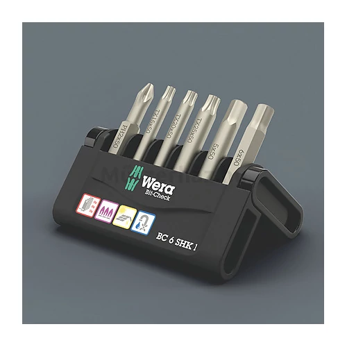 Wera Bit-Check 6 SHK 1 SB