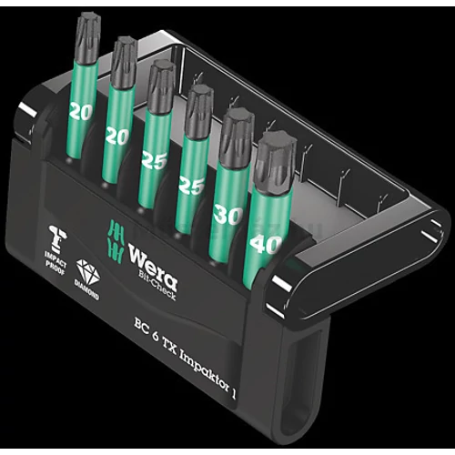 Wera Bit-Check 6 TX Impaktor 1