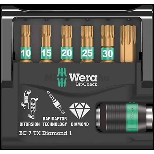 Wera Bit-Check 7 TX Diamond 1