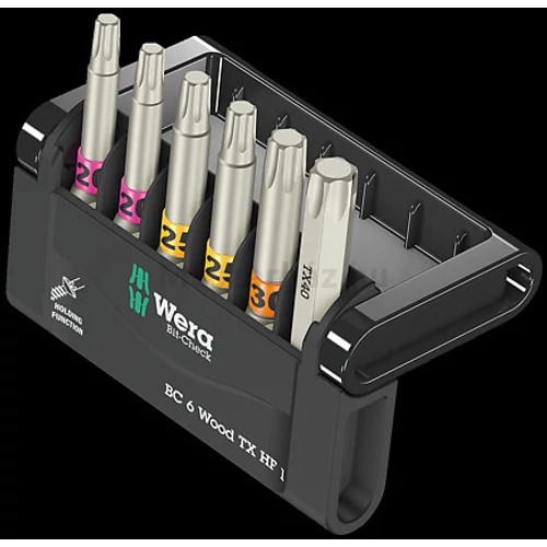 Wera Bit-Check 6 Wood TX HF 1