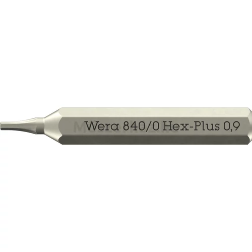 Wera 840/0 Micro Bit fej, Imbusz 0.9 mm