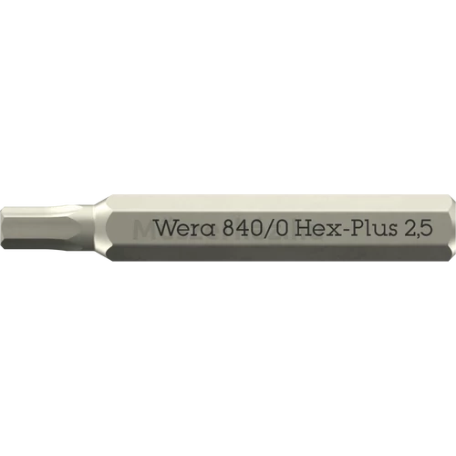 Wera 840/0 Micro Bit fej, Imbusz 2.5 mm