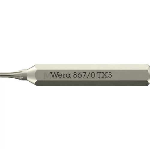 Wera 867/0 Micro Bit fej, TORX TX 3