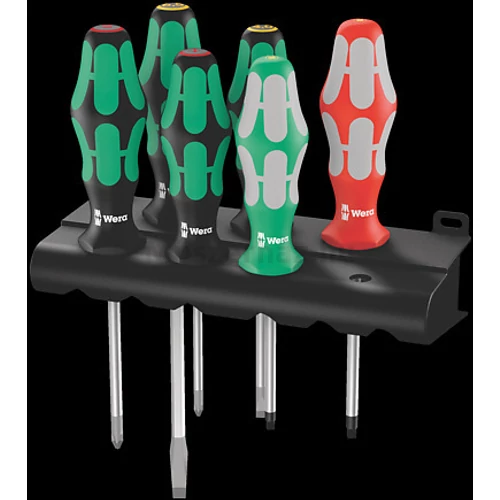 Wera 334/368/6 Kraftform Plus csavarhúzó készlet, 6 db