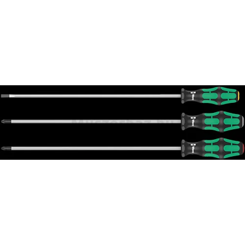 Wera 335/350/355/3 Kraftform Plus 300 mm csavarhúzó készlet, 3 db