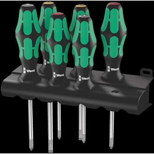 Wera 335/350/355/6 Kraftform Plus csavarhúzó készlet, 6 db