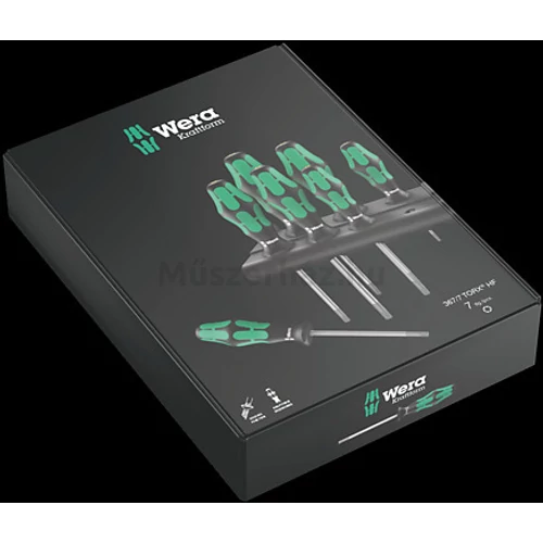 Wera 367/7 TORX HF Kraftform Plus csavarhúzó készlet, 7 db