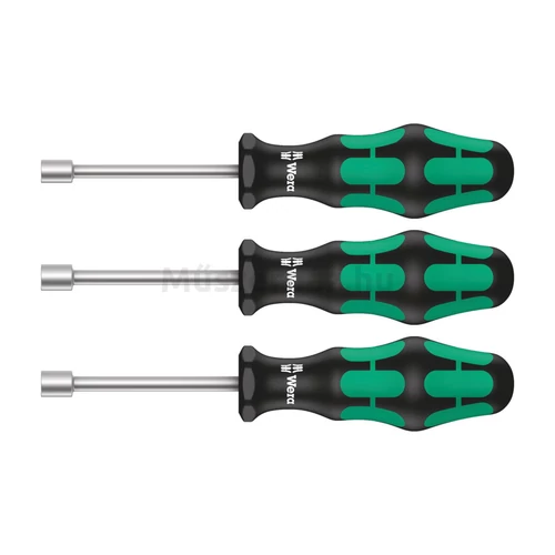 Wera 395 H0/3 Szaniter szerelő dugókulcs készlet, 3 db