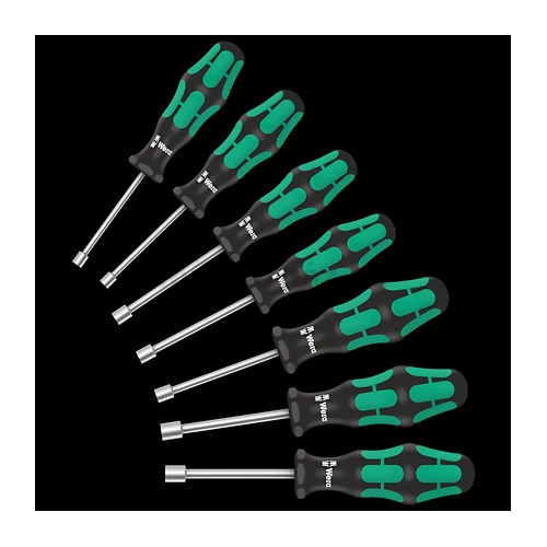 Wera 395 HO/7 SM Nutrdiver Kraftform Plus nyeles dugókulcs csavarhúzó készlet, 7 db